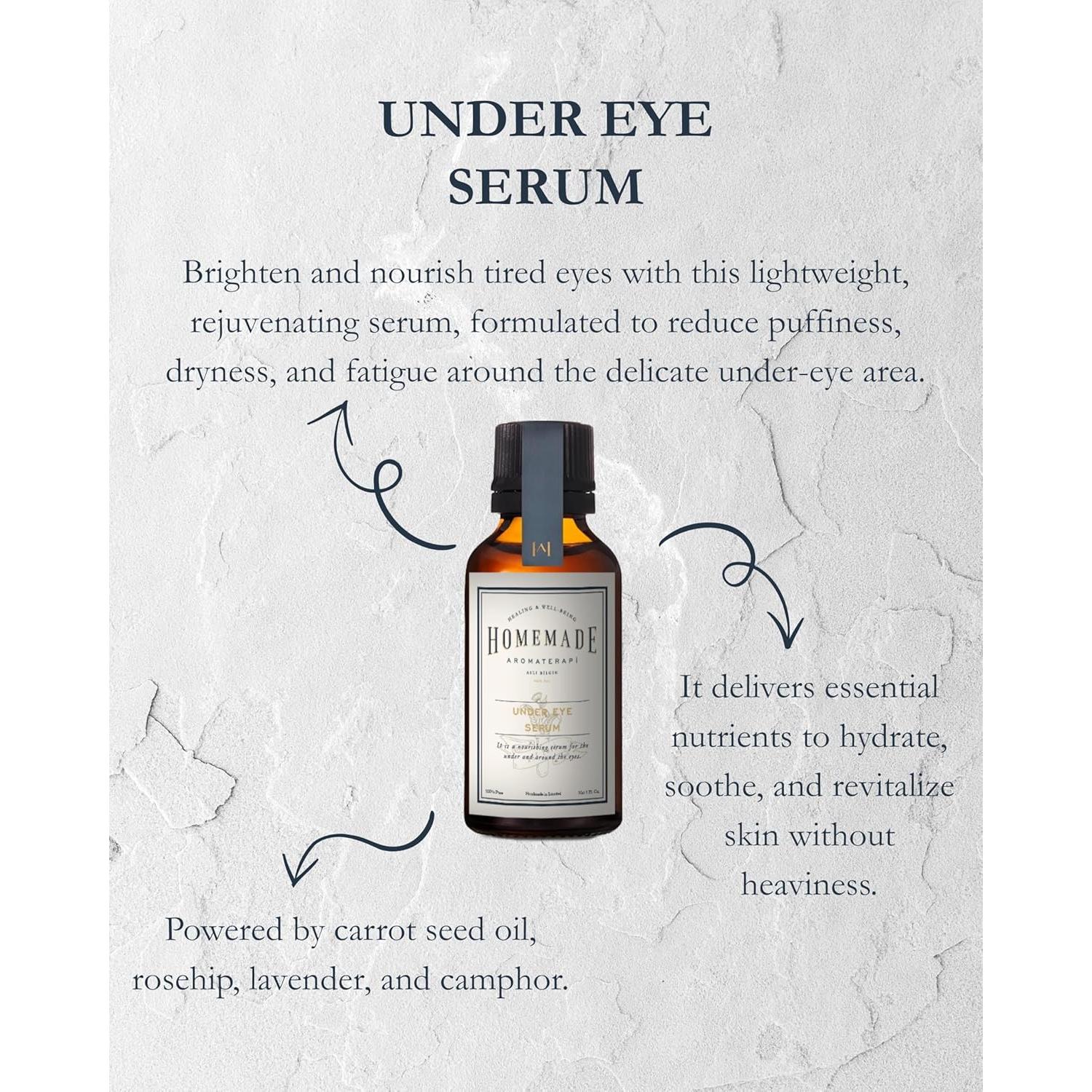 Suero para el Área de los Ojos Homemade Aromaterapi 29.57 ml