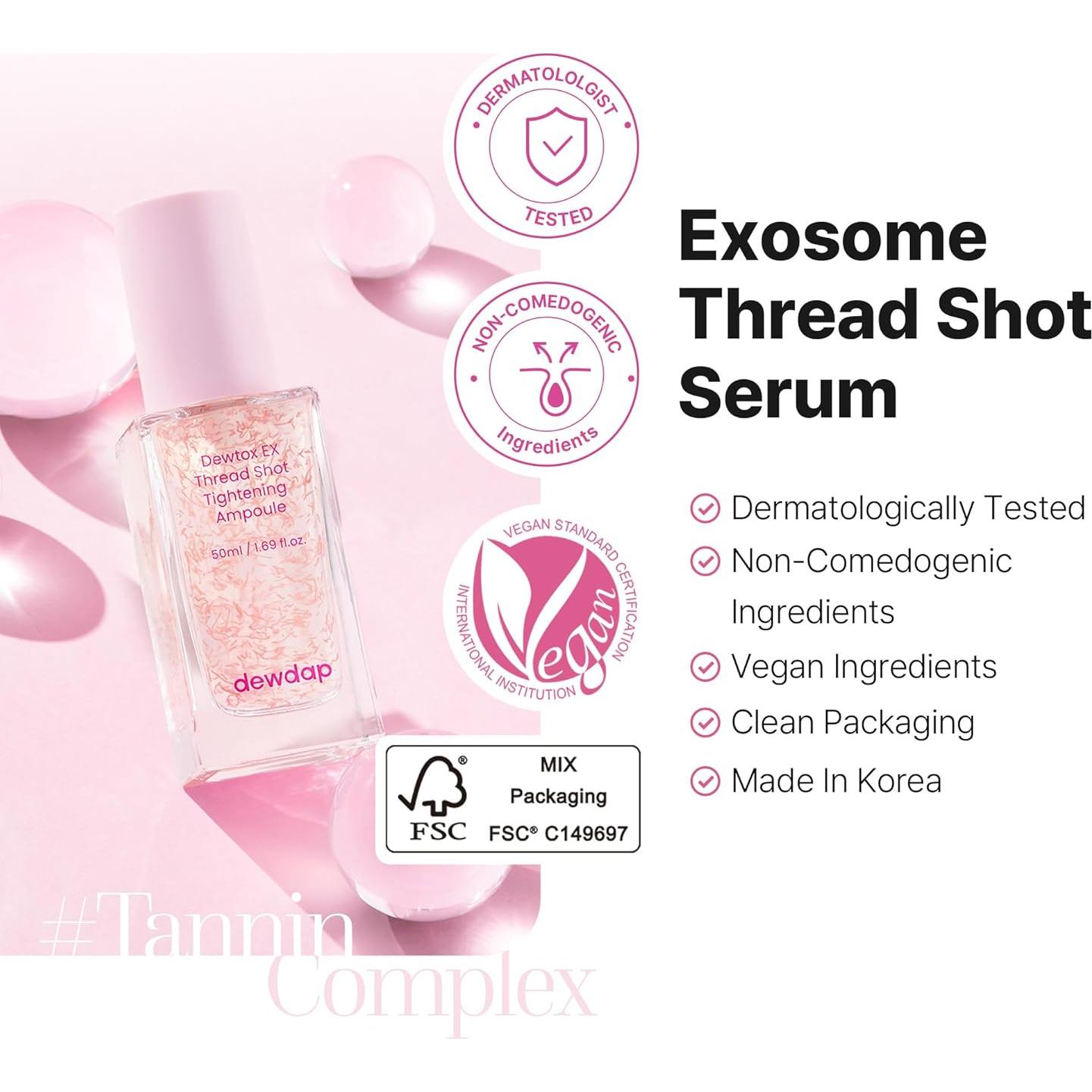 Suero Reafirmante Dewtox 50ml con Niacinamida y Extractos Botánicos