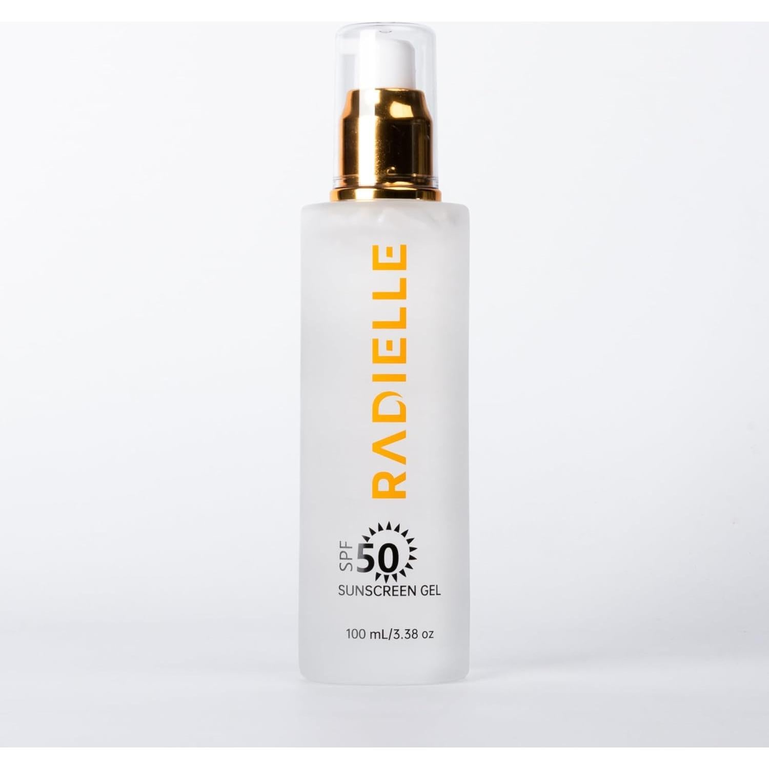 Gel Solar Radielle SPF 50, Transparente, 100 mL, Ligero