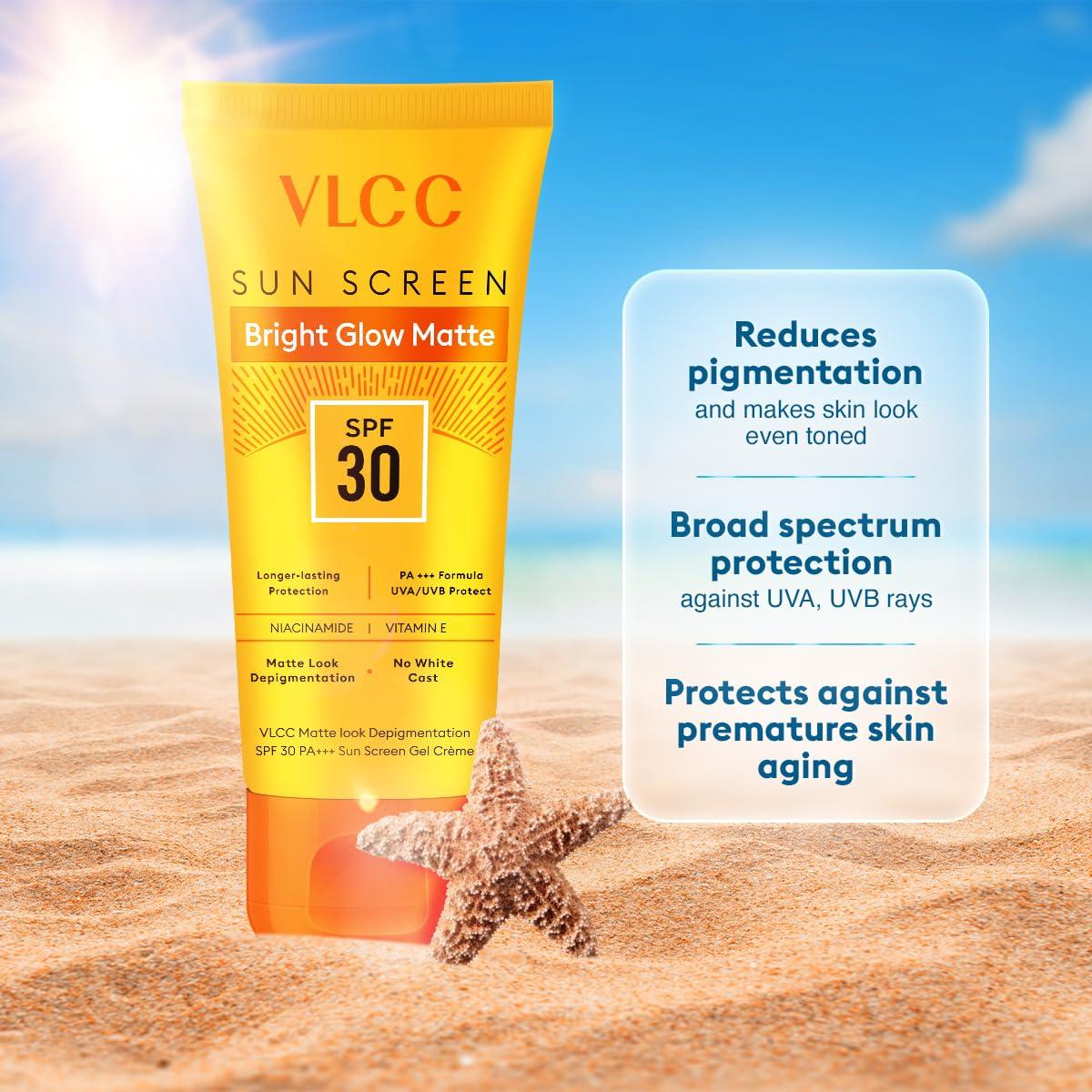 Gel Crema Solar Matificante VLCC SPF 30 50g - Despigmentante