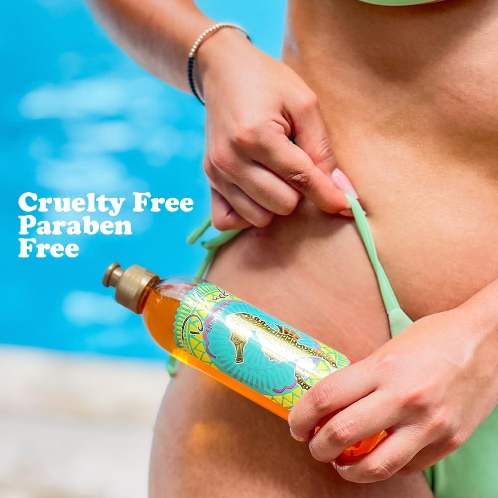 Aceite bronceador D'Luchi zanahoria SPF 4 239.6 ml