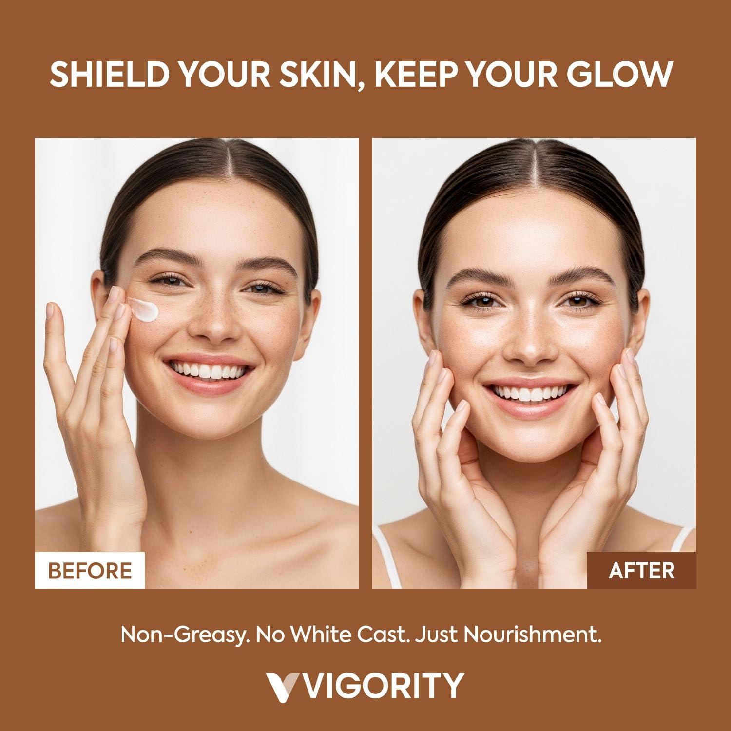 Protector Solar Natural Vigority SPF 30 con Zinc y Grasa de Res