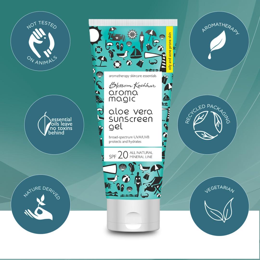 Gel Protector Solar Aroma Magic Aloe Vera SPF 20 - 100ml