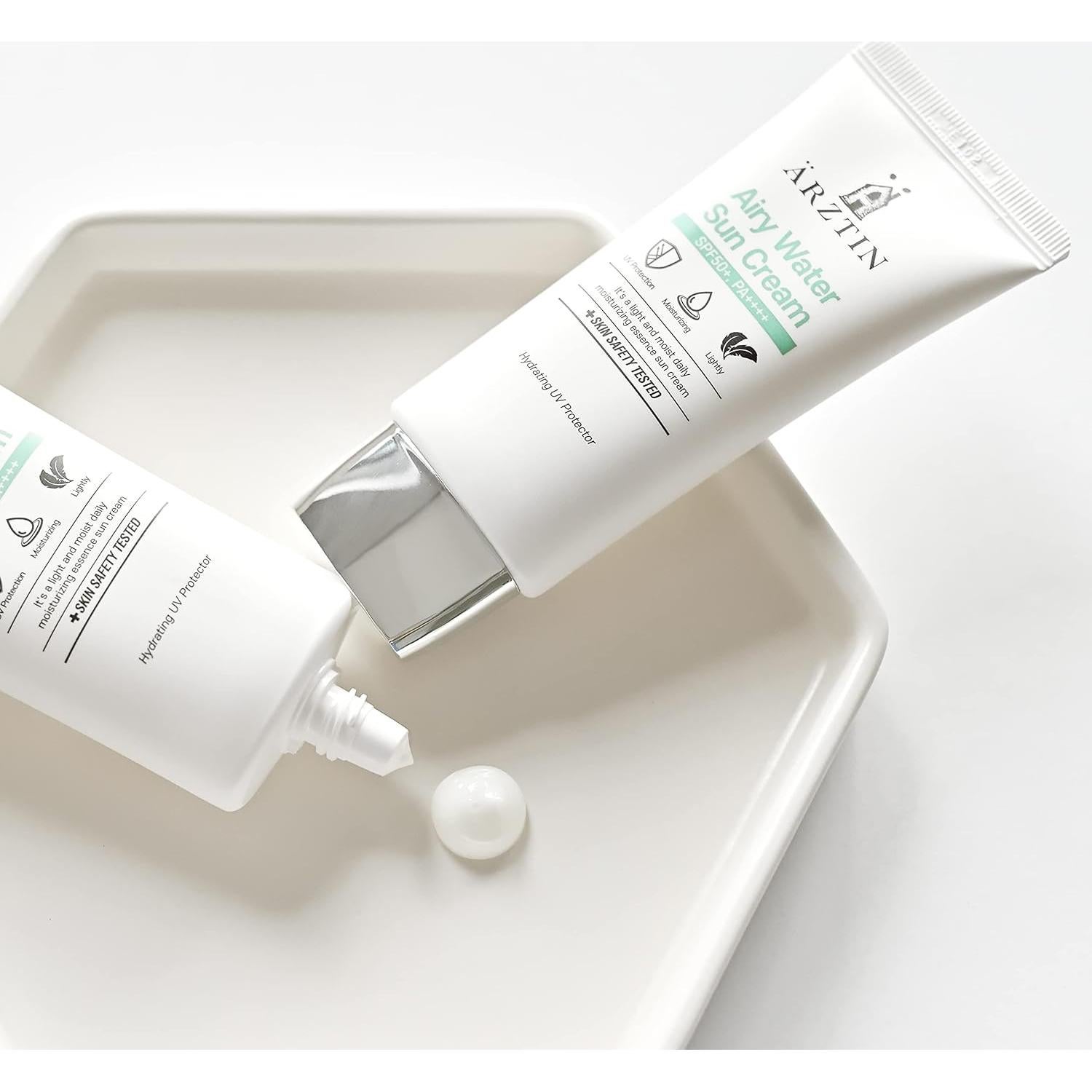 Crema Solar Loción Airy Water SPF50+ UCL - Sin Residuos Blancos