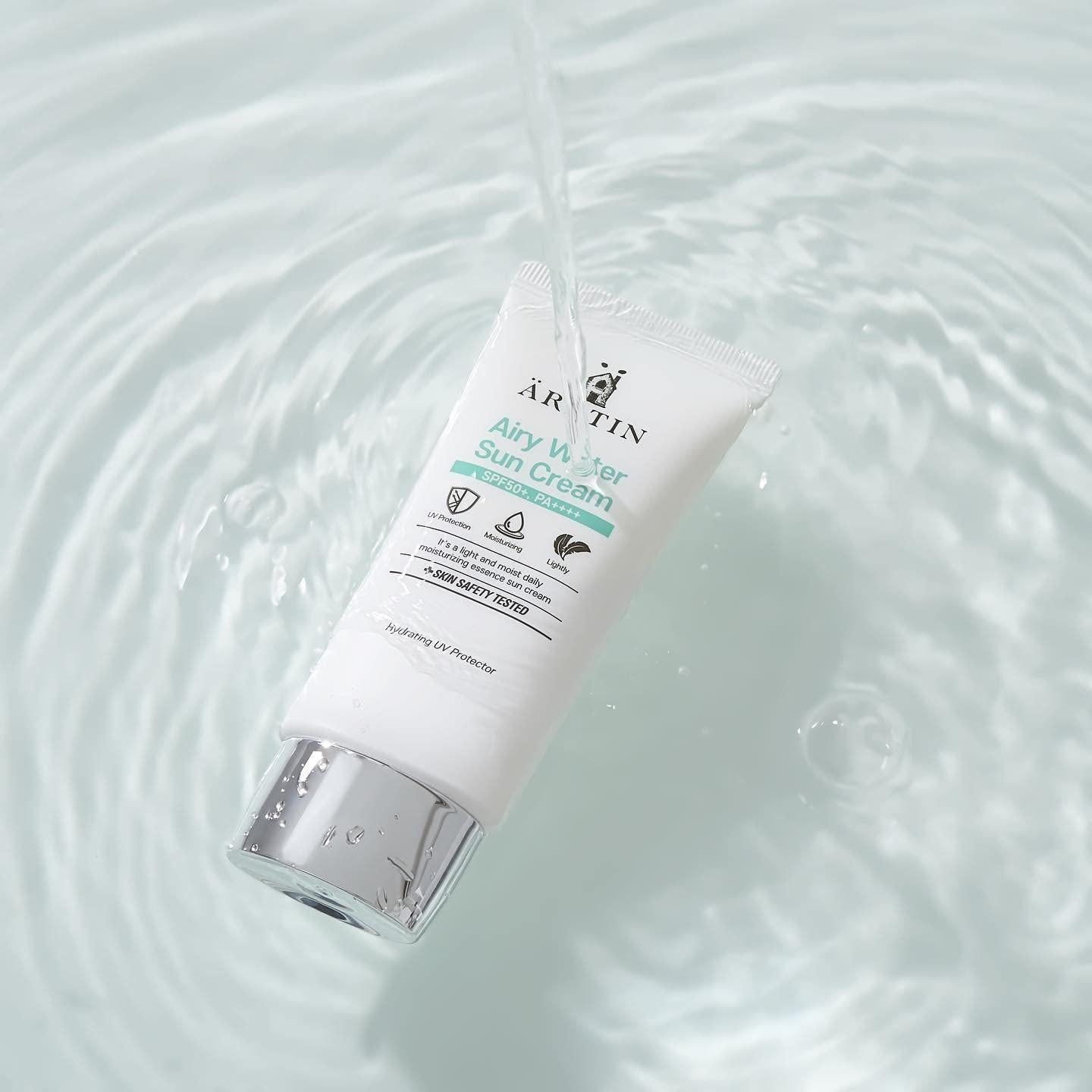 Crema Solar Loción Airy Water SPF50+ UCL - Sin Residuos Blancos