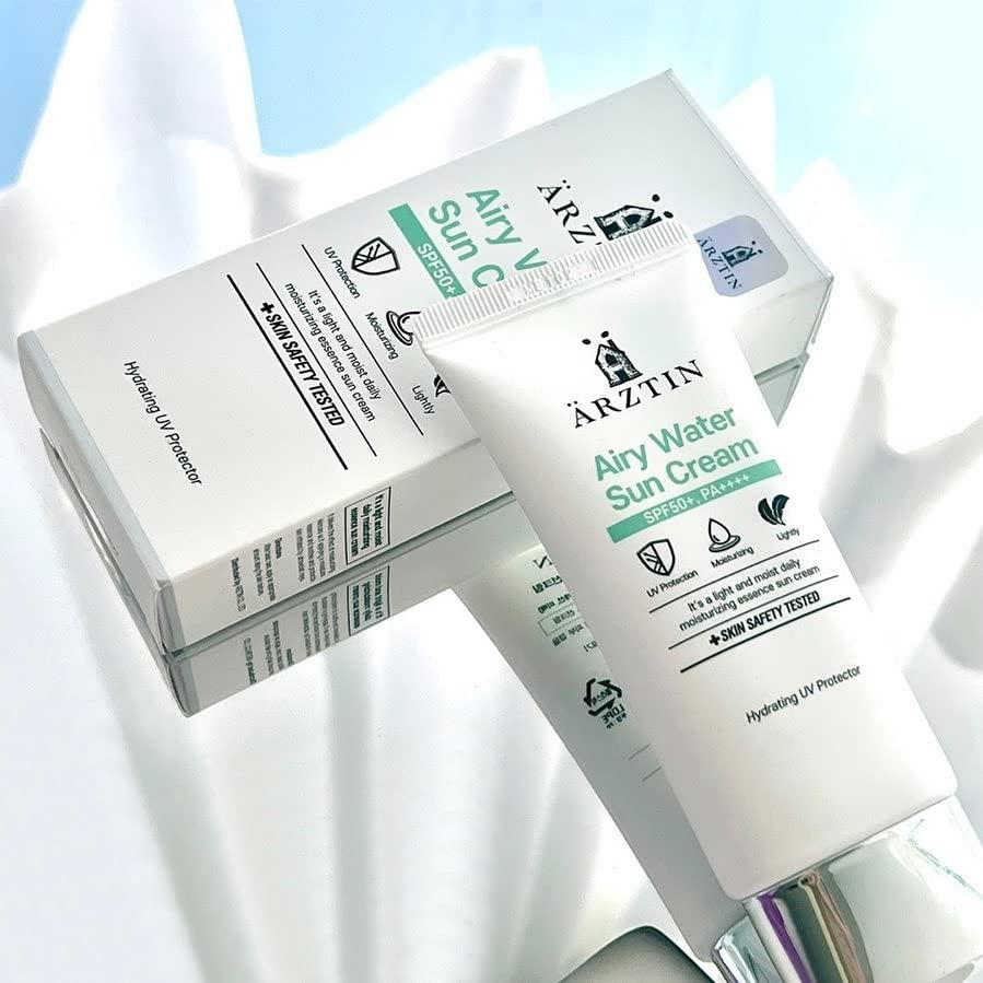 Crema Solar Loción Airy Water SPF50+ UCL - Sin Residuos Blancos