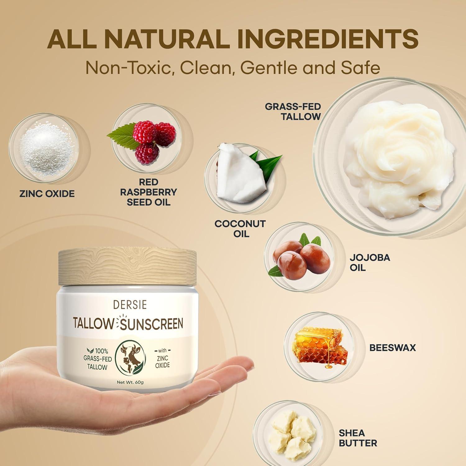 Paquete de Cuidado Natural Dersie: Protector Solar y Balsamo