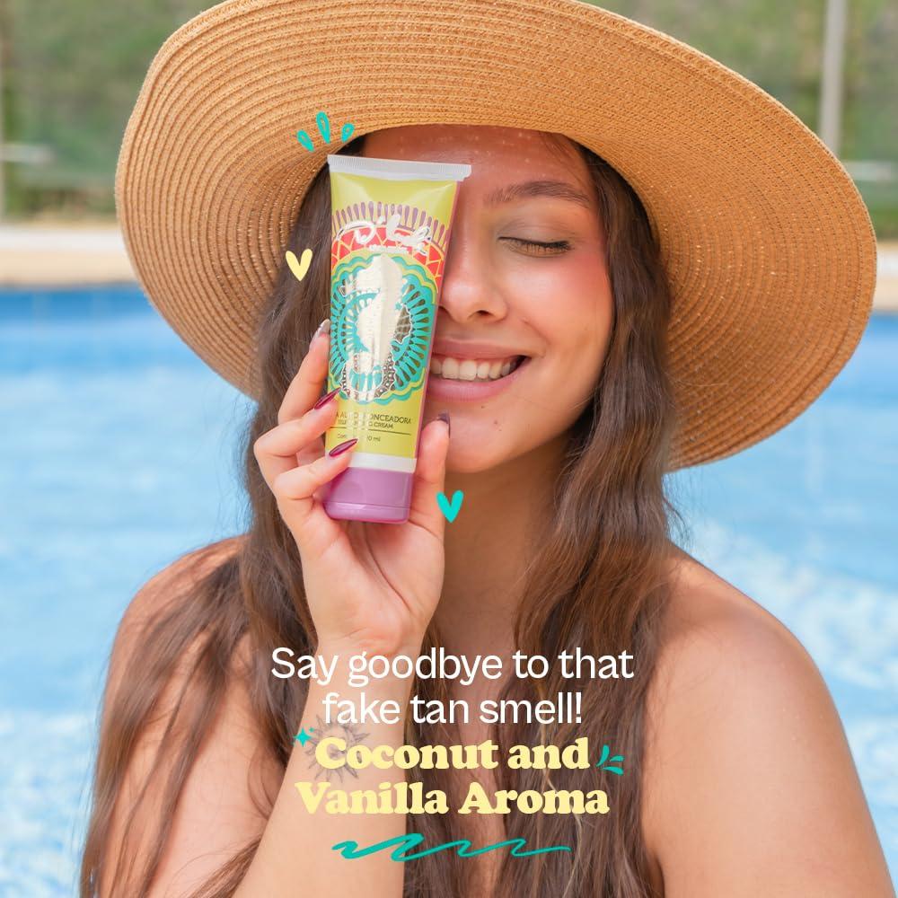 D'Luchi Autobronceador Crema Sin Sol 113.4 g - Colágeno y Vitamina E