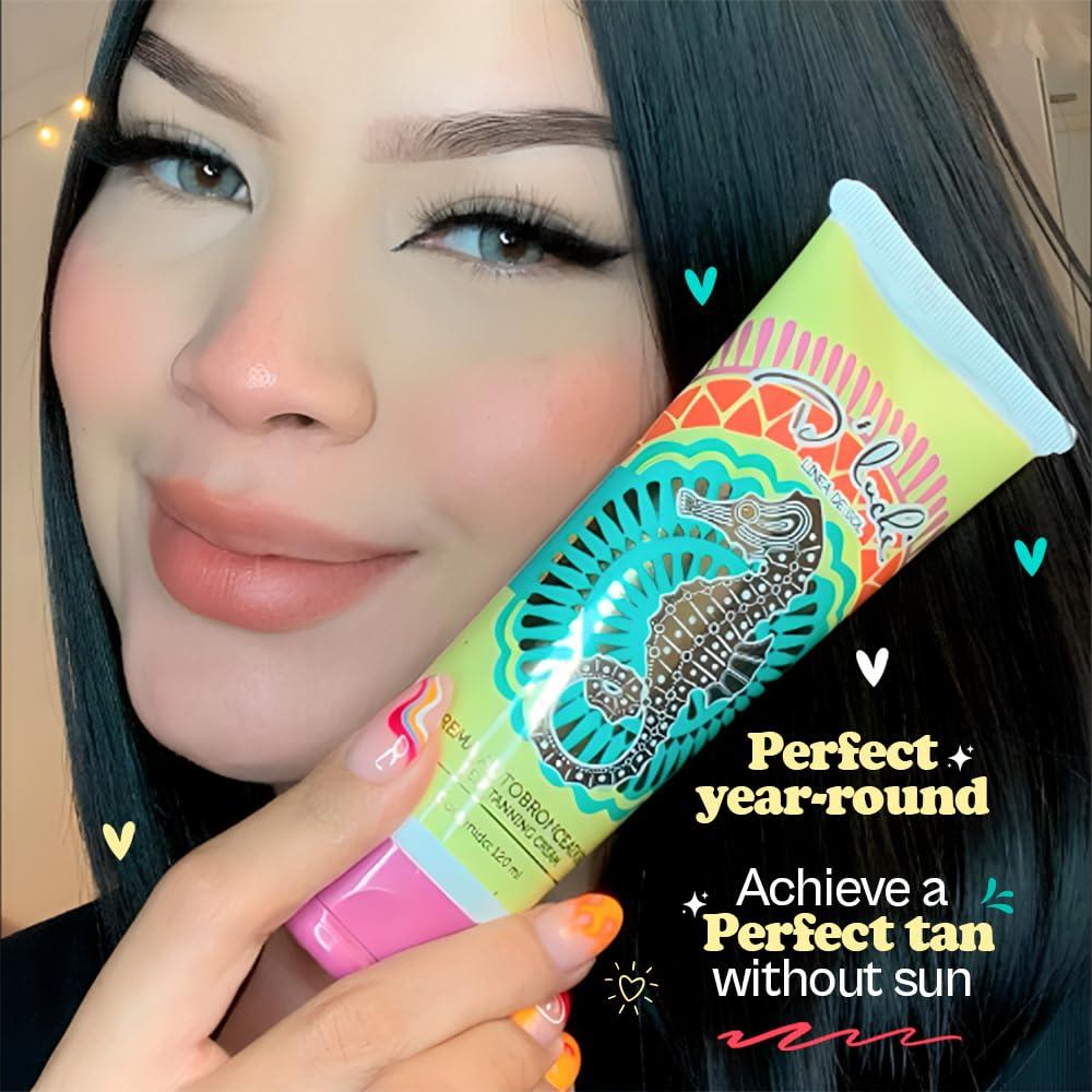 D'Luchi Autobronceador Crema Sin Sol 113.4 g - Colágeno y Vitamina E