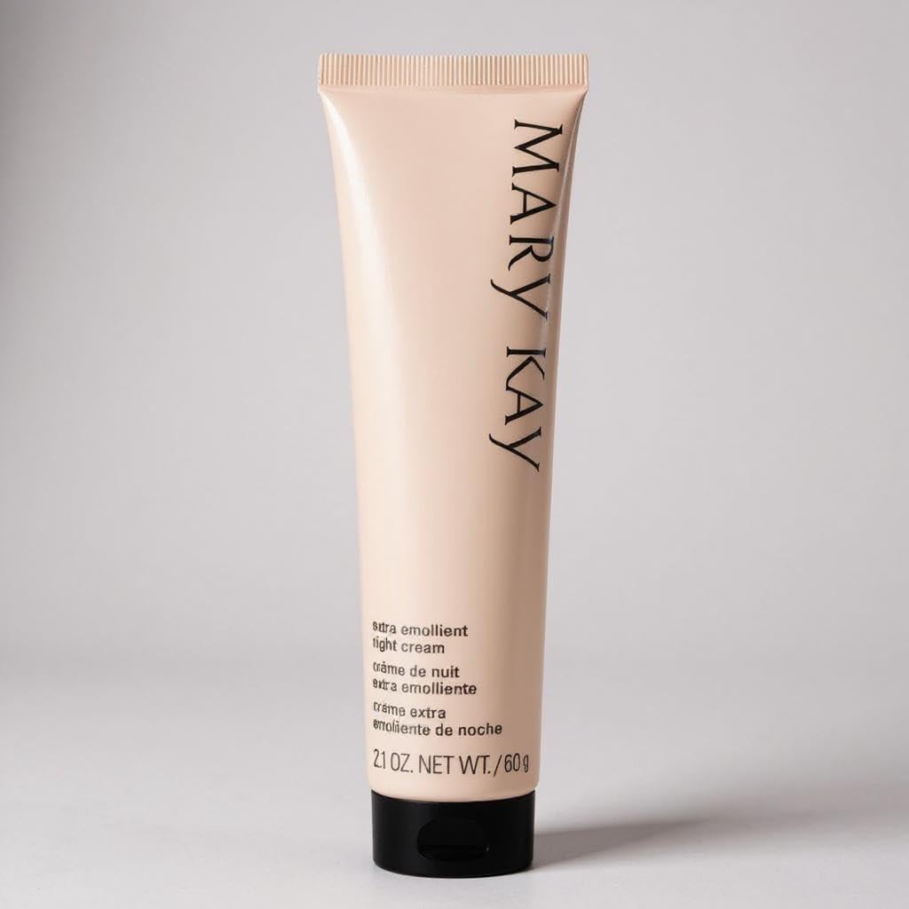 Crema Nocturna Extra Emoliente Mary Kay 59.5g + Rodillo Jade