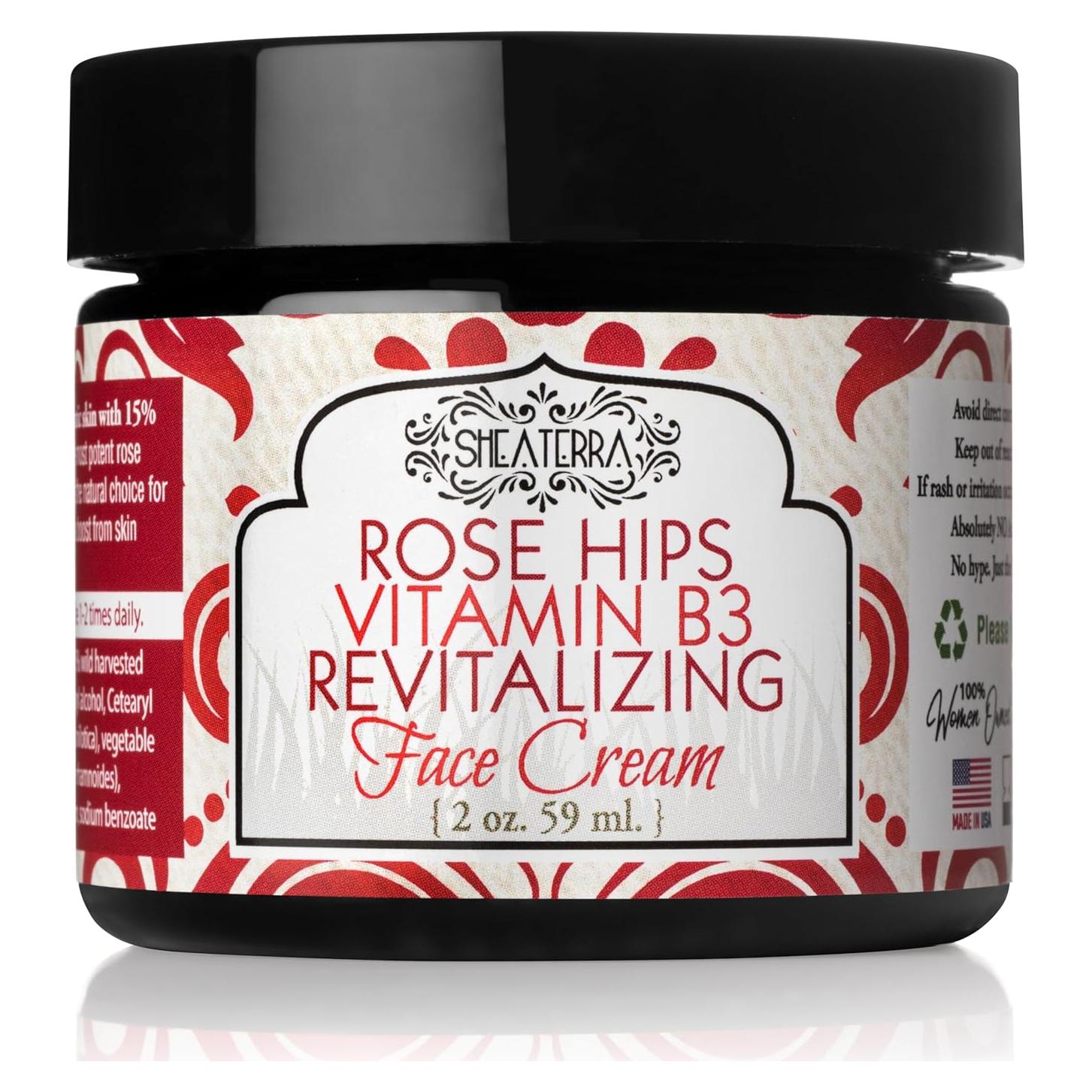 Crema Facial Hidratante Rosa Mosqueta Shea Terra 56.7 g