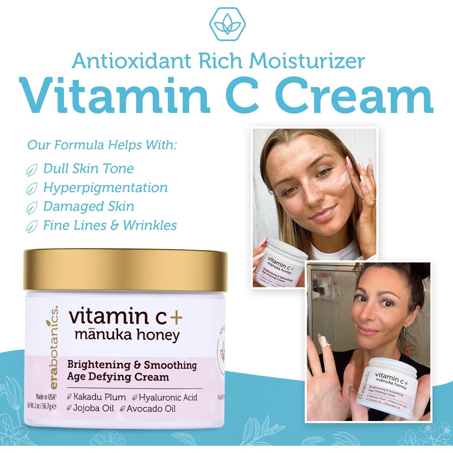 Crema Facial Iluminadora de Vitamina C Era Organics 90g