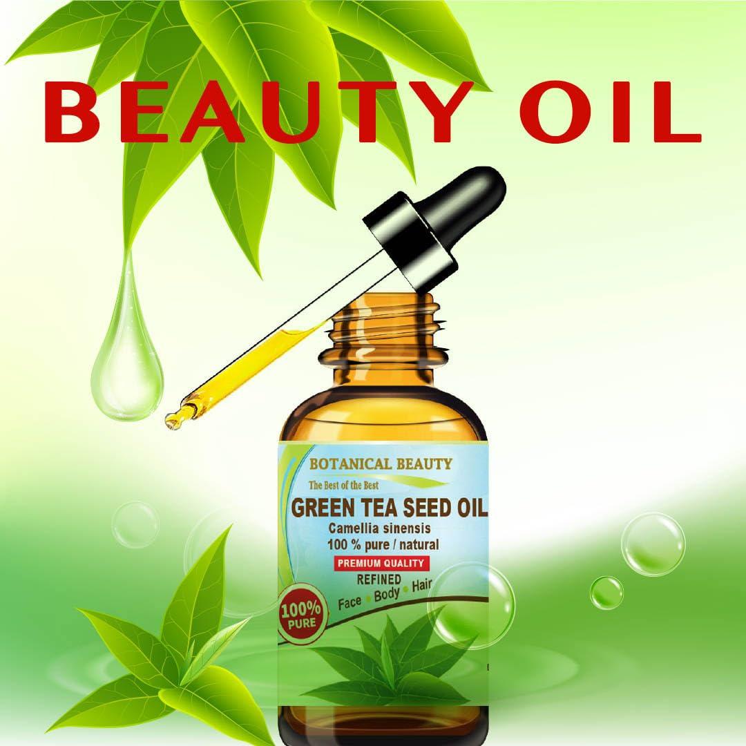 Aceite de Semilla de Té Verde 100% Puro 30 ml Belleza Botánica