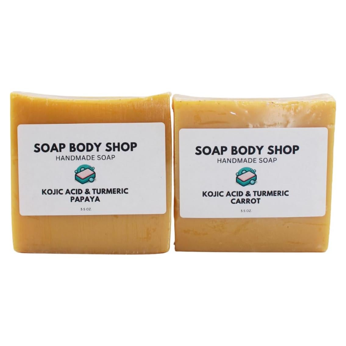 Juego de Jabones Aclarantes Kojic y Cúrcuma 2 Piezas 198g