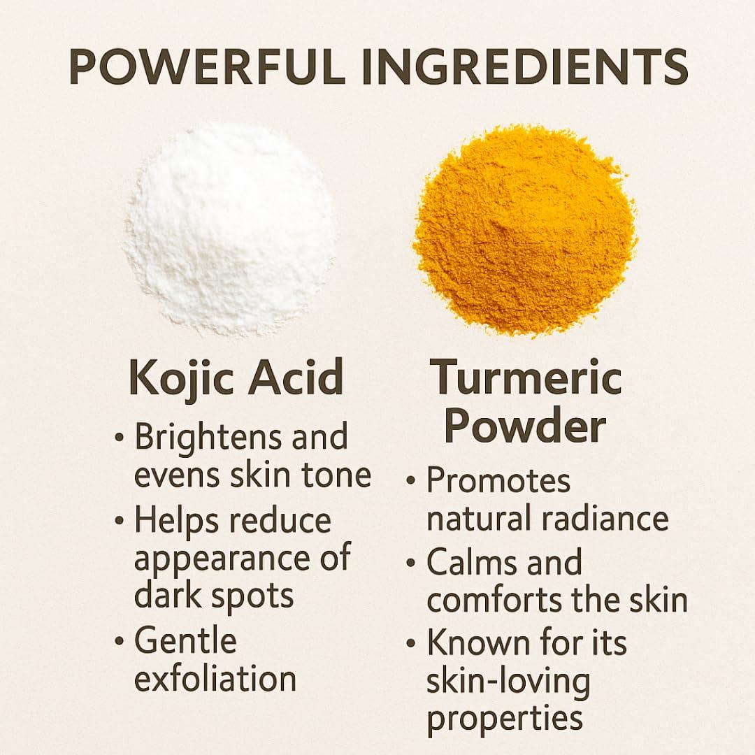 Juego de Jabones Aclarantes Kojic y Cúrcuma 2 Piezas 198g