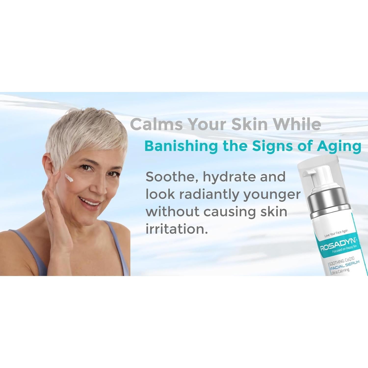 Gel Limpiador y Suero Rosadyn para Piel con Rosácea - 2 Piezas