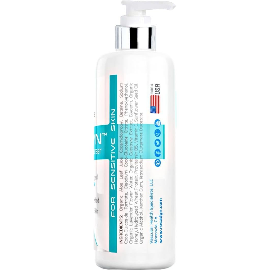 Gel Limpiador y Suero Rosadyn para Piel con Rosácea - 2 Piezas