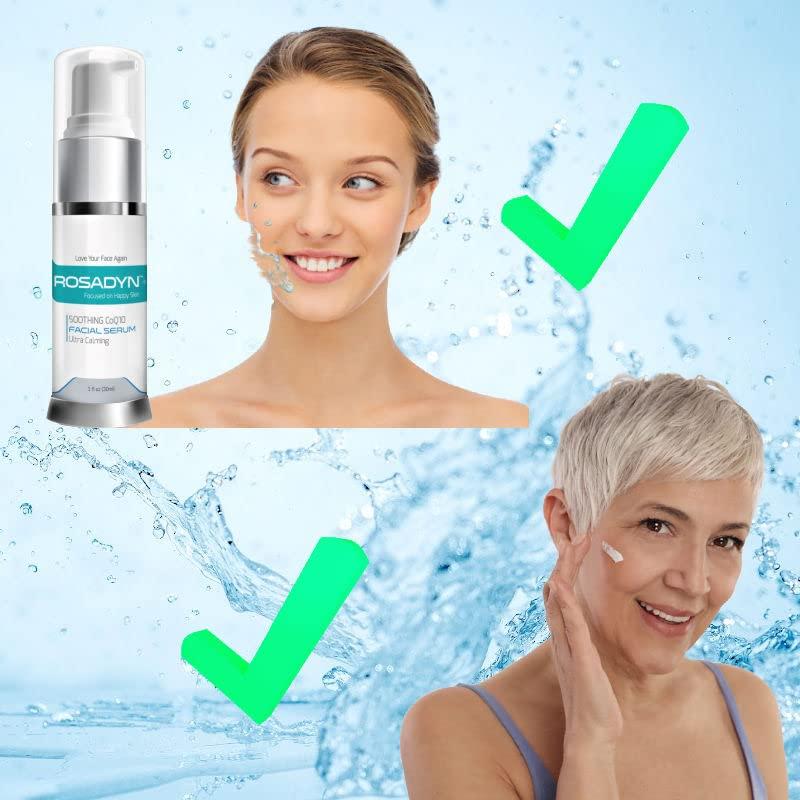 Gel Limpiador y Suero Rosadyn para Piel con Rosácea - 2 Piezas