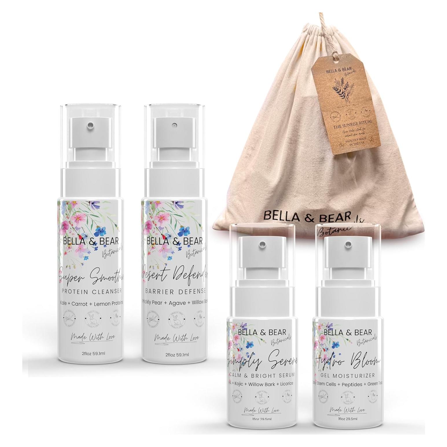 Ritual del Amanecer Bella & Bear - Cuidado Piel 4 Pasos