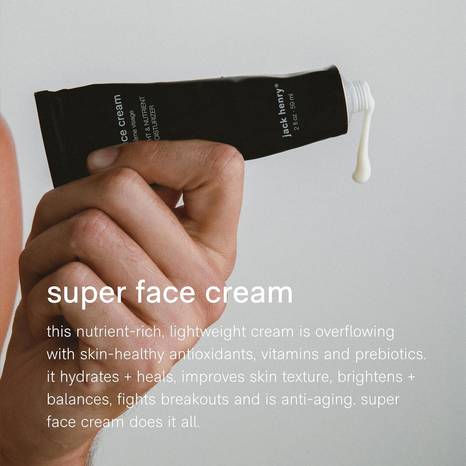 Crema Facial Hidratante Orgánica Jack Henry 56.7 g - Todos Tipos de Piel