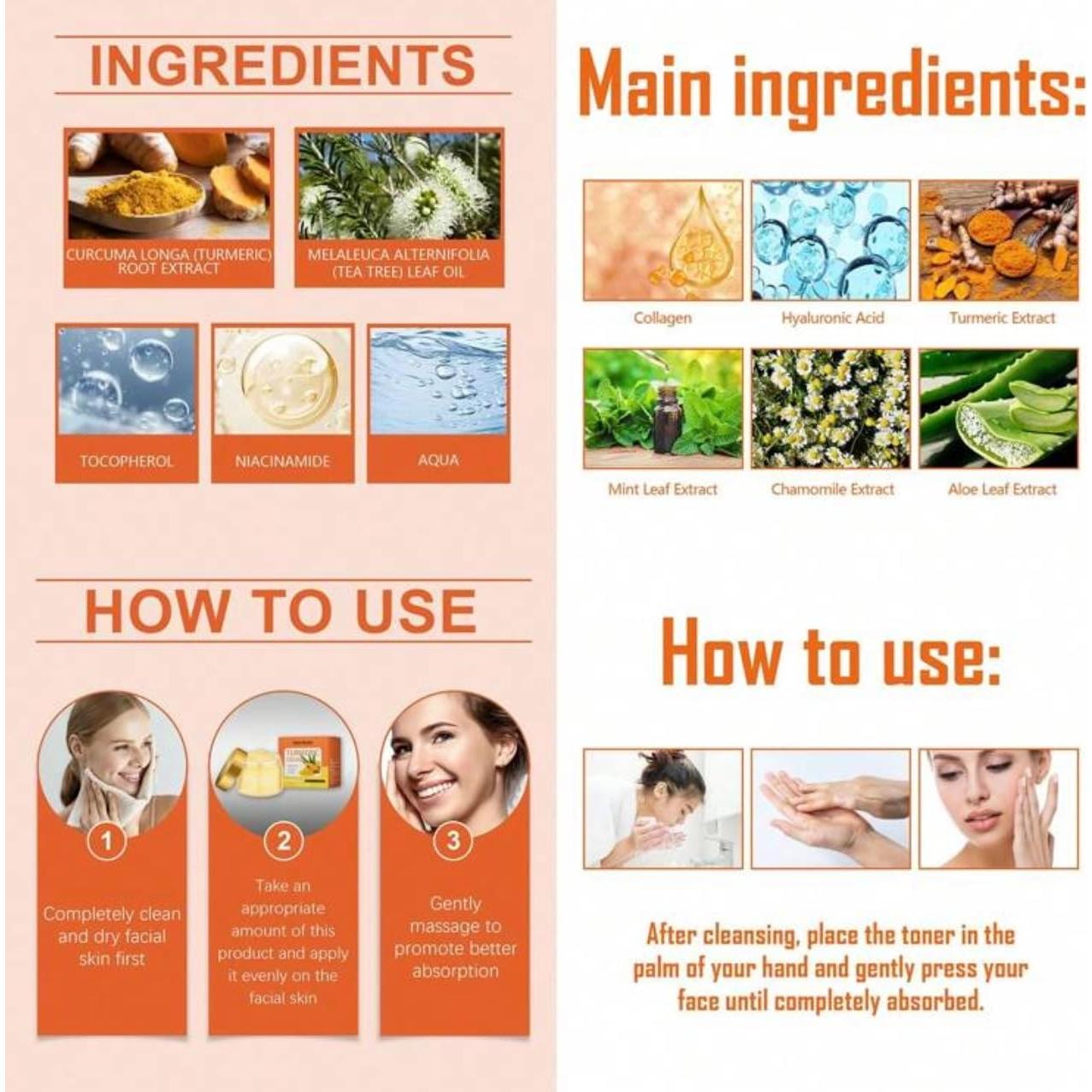 Tónico Refrescante de Cúrcuma West Month 132g Hidratación Profunda