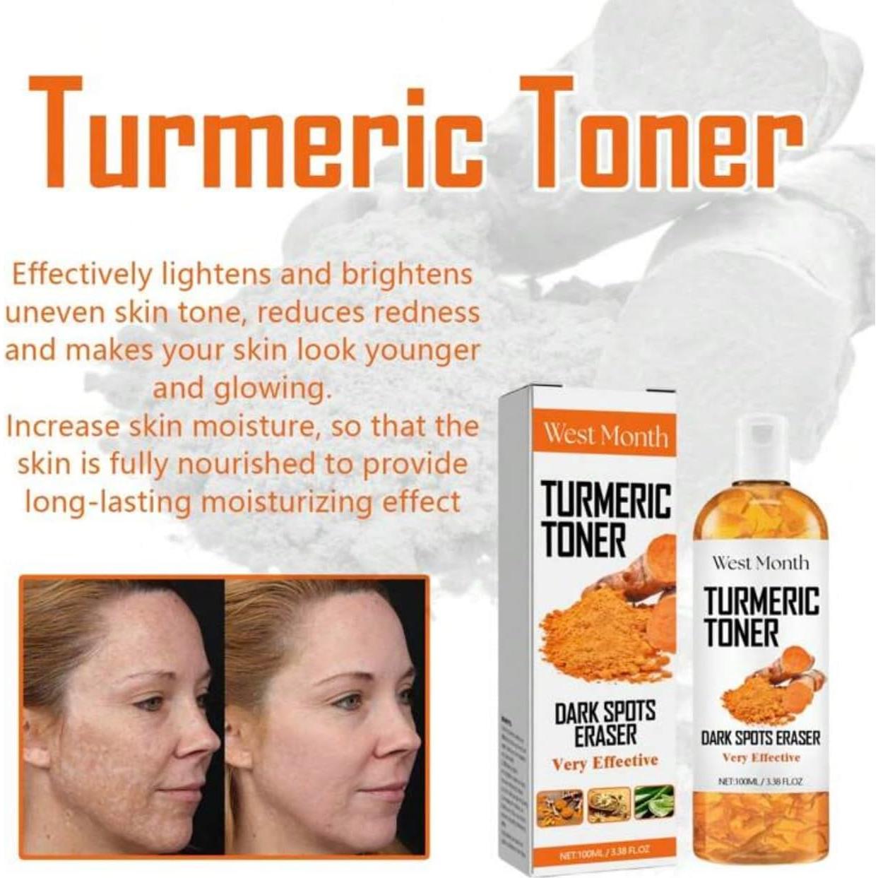 Tónico Refrescante de Cúrcuma West Month 132g Hidratación Profunda