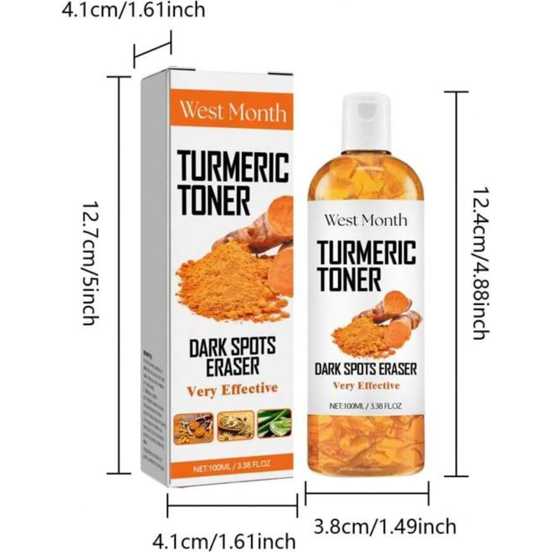 Tónico Refrescante de Cúrcuma West Month 132g Hidratación Profunda