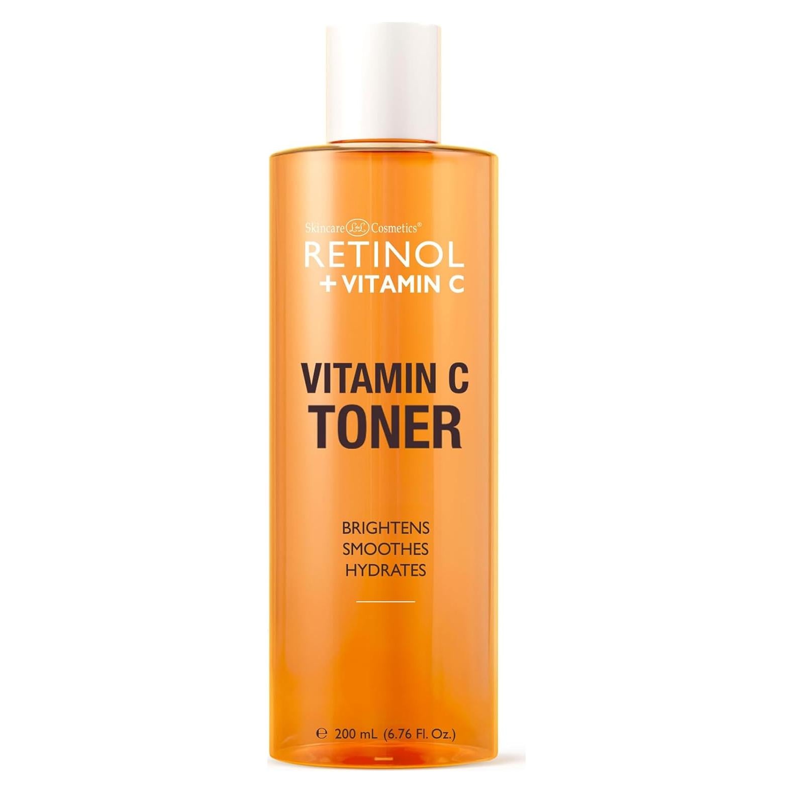 Tónico Facial LIVAURA Retinol + Vitamina C 200 mL - Hidratante Anti-Envejecimiento