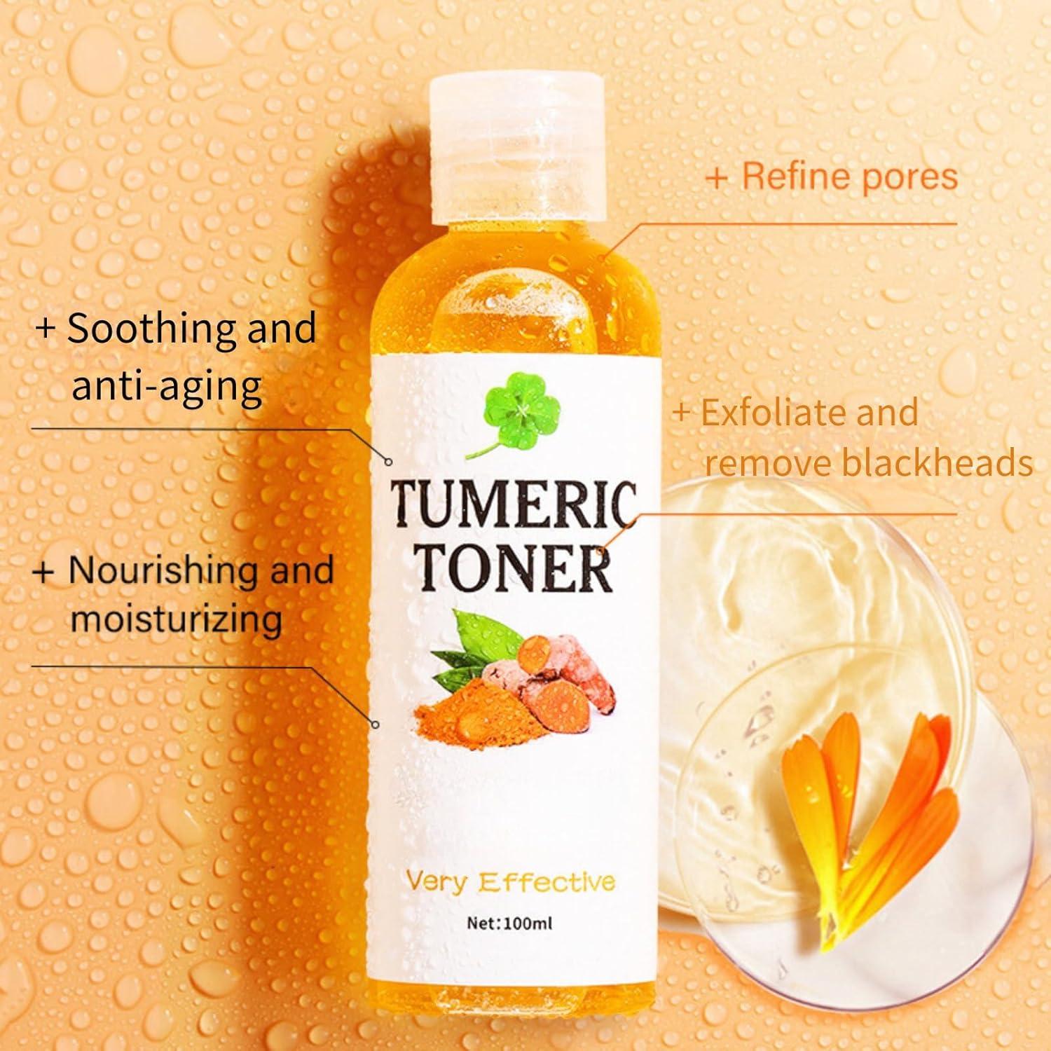 Tónico Facial de Cúrcuma Evolvique 159g - Hidratante y Anti-Envejecimiento