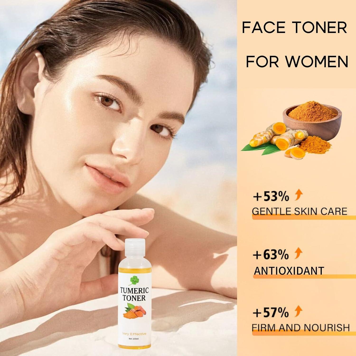 Tónico Facial de Cúrcuma Evolvique 159g - Hidratante y Anti-Envejecimiento