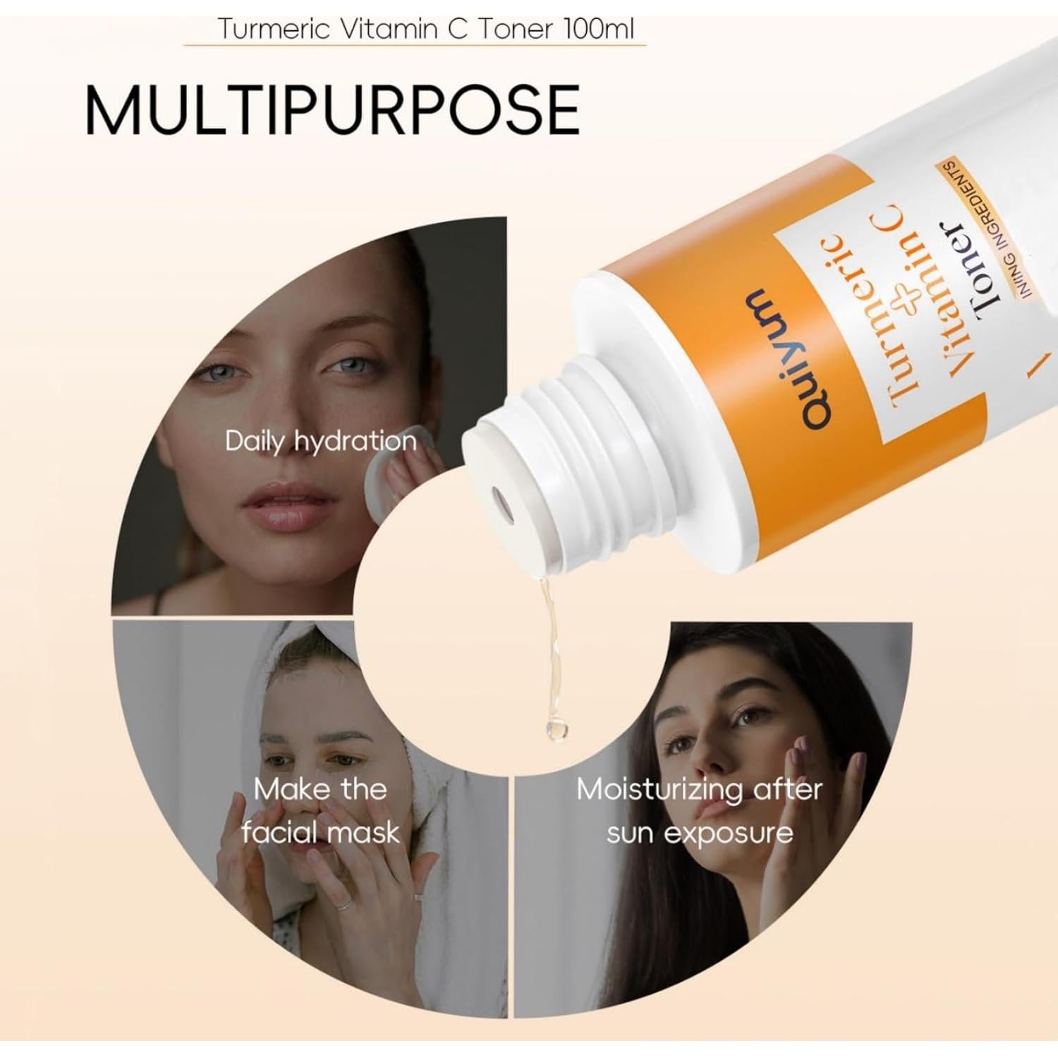 Tónico Hidratante de Cúrcuma con Vitamina C 100ml - BSMKCL