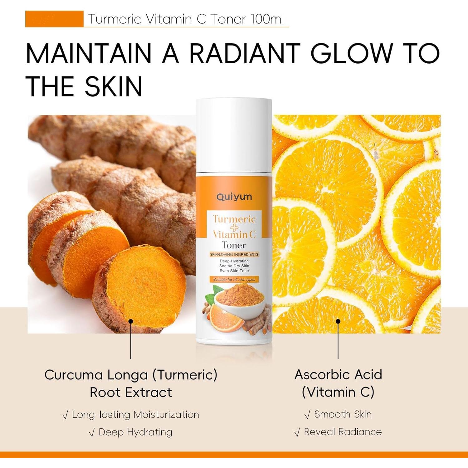 Tónico Hidratante de Cúrcuma con Vitamina C 100ml - BSMKCL