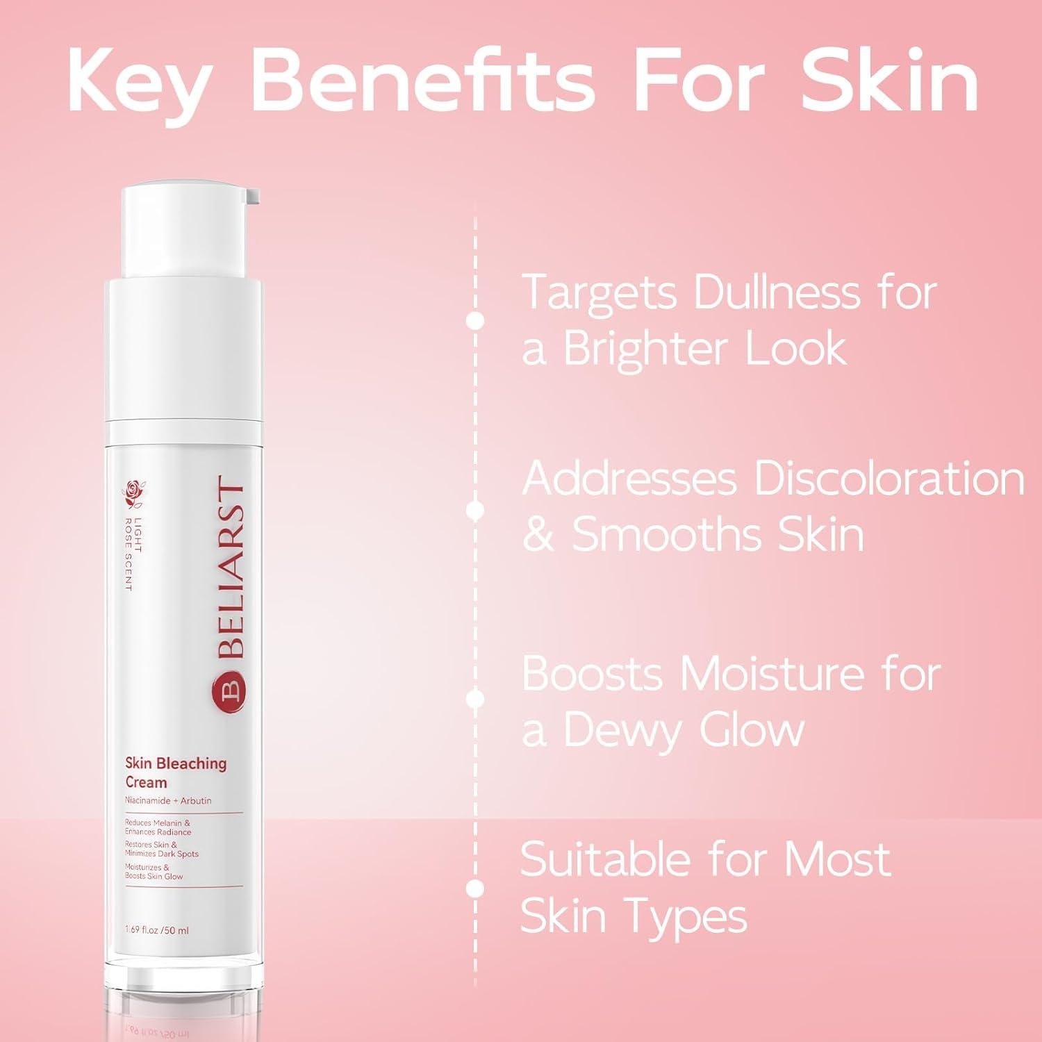 Crema Aclarante BELIARST 49.9 ml para Axilas y Áreas Íntimas