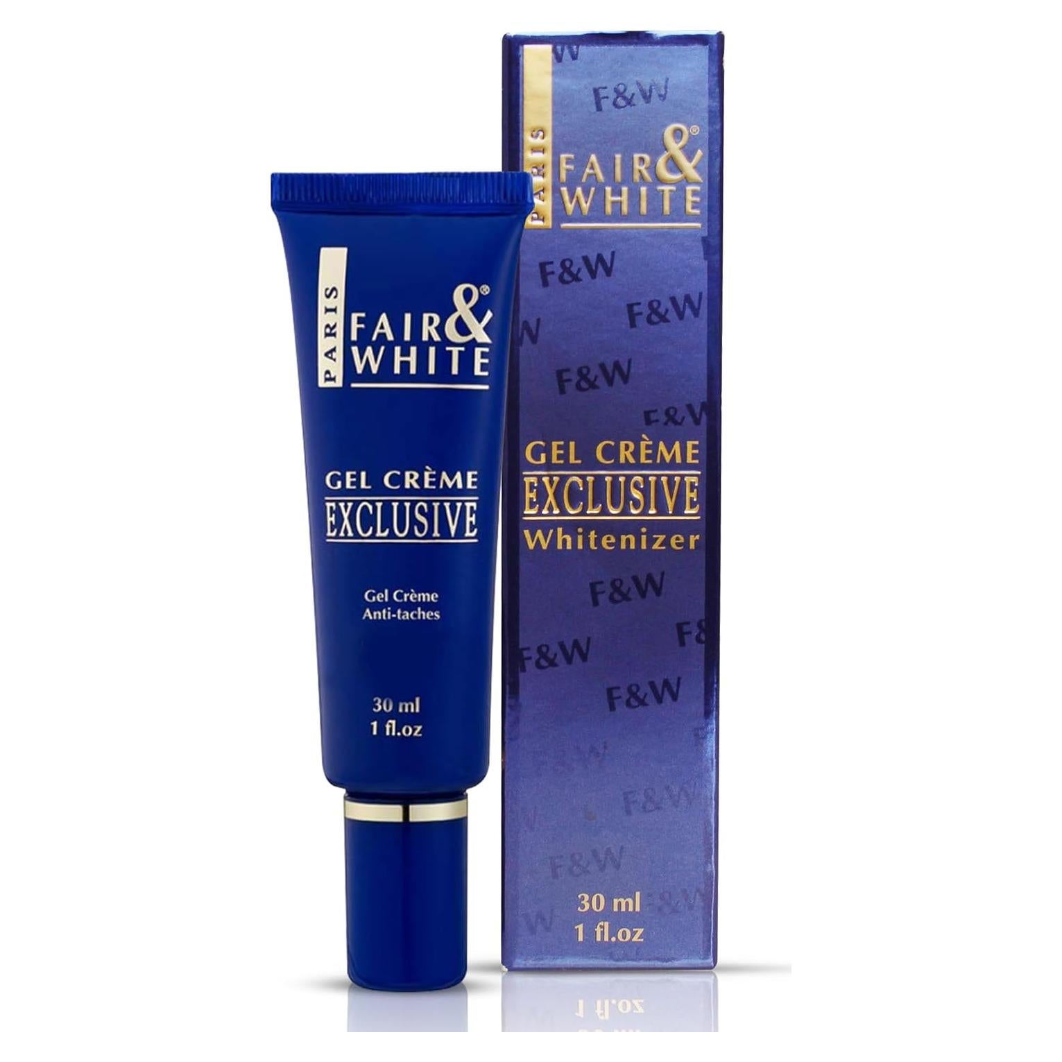 Crema Gel Aclaradora de Piel FAIR & WHITE 30ml - Uniformidad