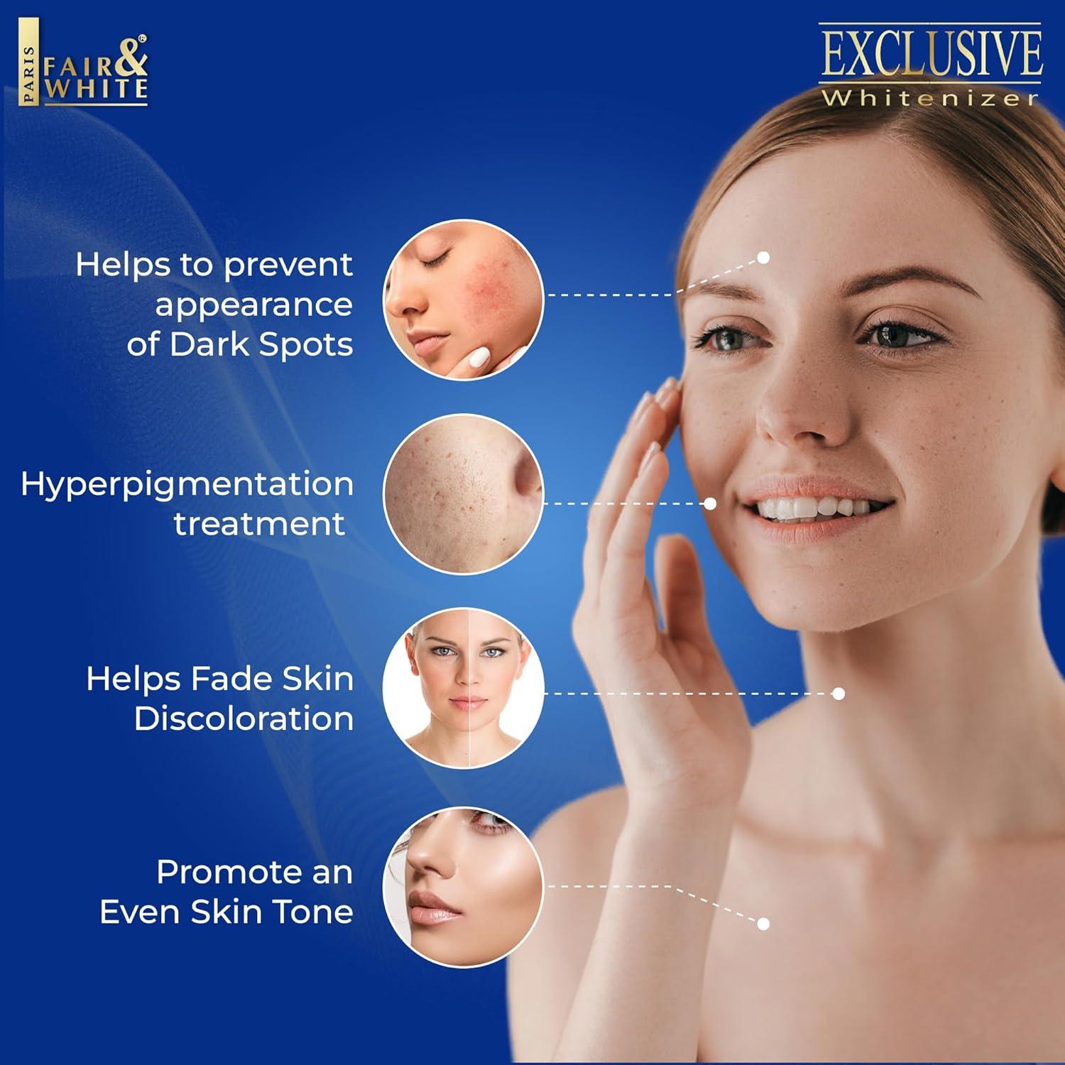 Crema Gel Aclaradora de Piel FAIR & WHITE 30ml - Uniformidad