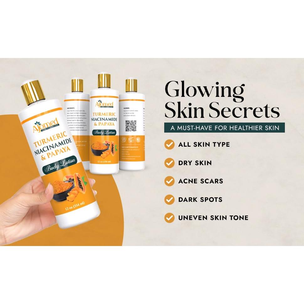 Loción Corporal Hidratante Niacinamida y Cúrcuma 397g