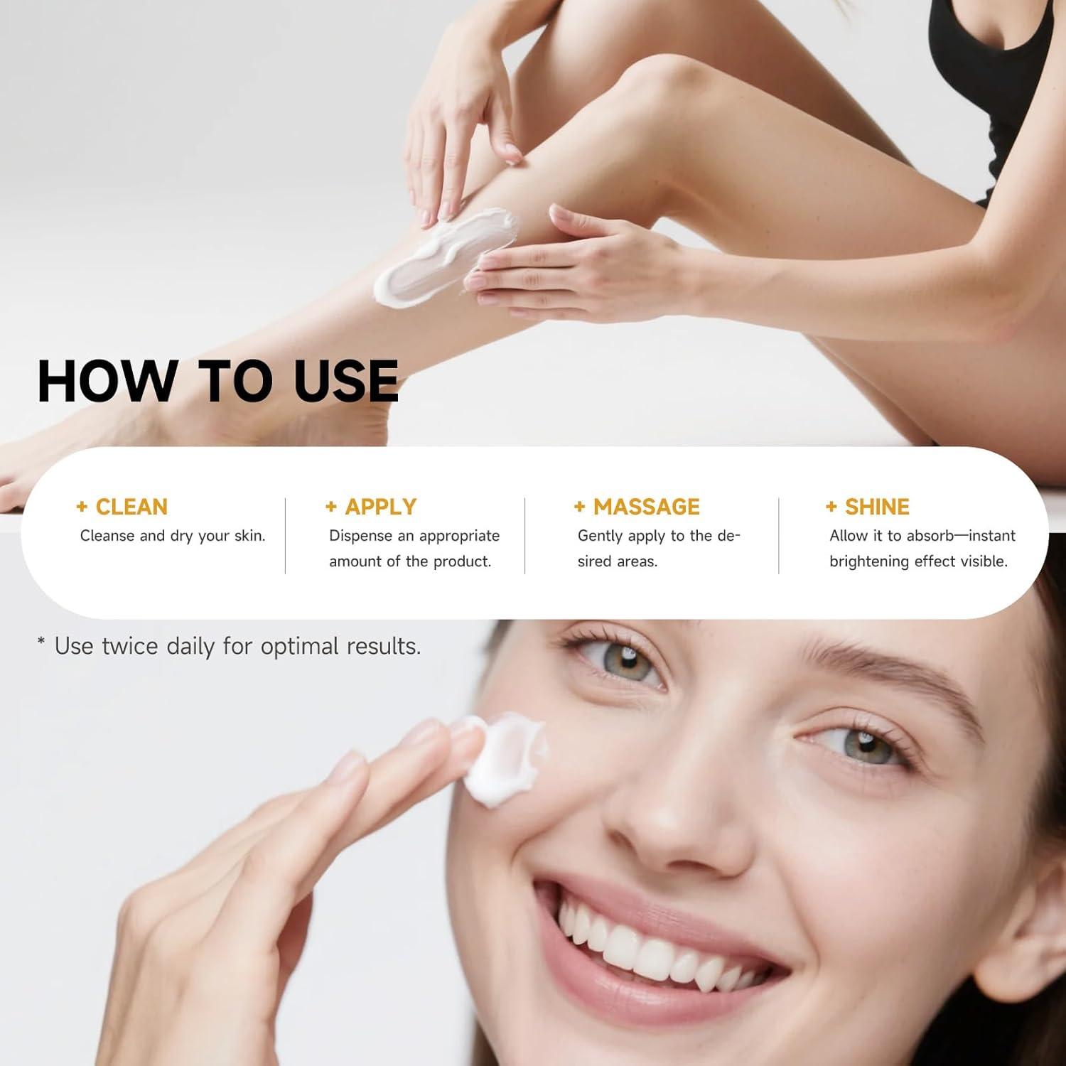 Crema Blanqueadora de Piel PRFTMK 50ml - Vitamina C para Manchas