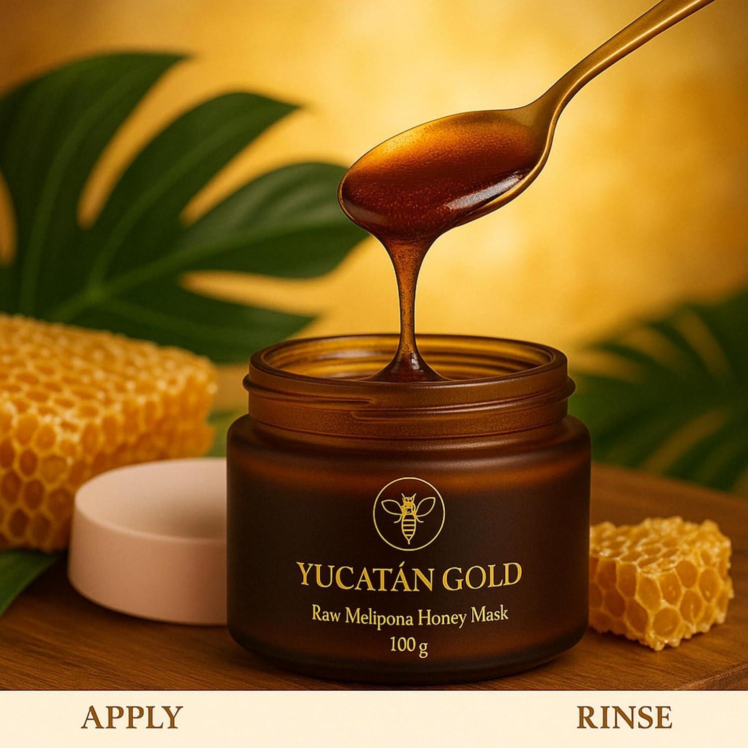 Mascarilla Facial de Miel Melipona Yucatán Gold 381g Hidratante