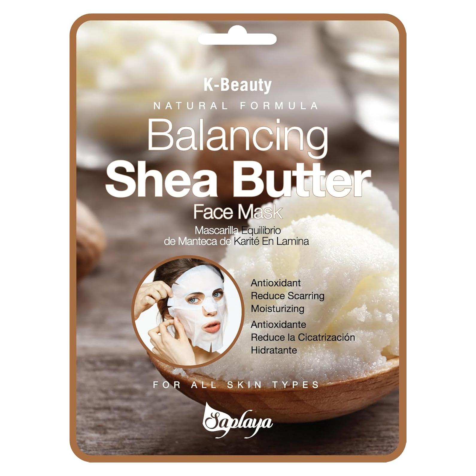 Mascarillas Faciales Saplaya Paquete de 6 Aromatizadas K-Beauty