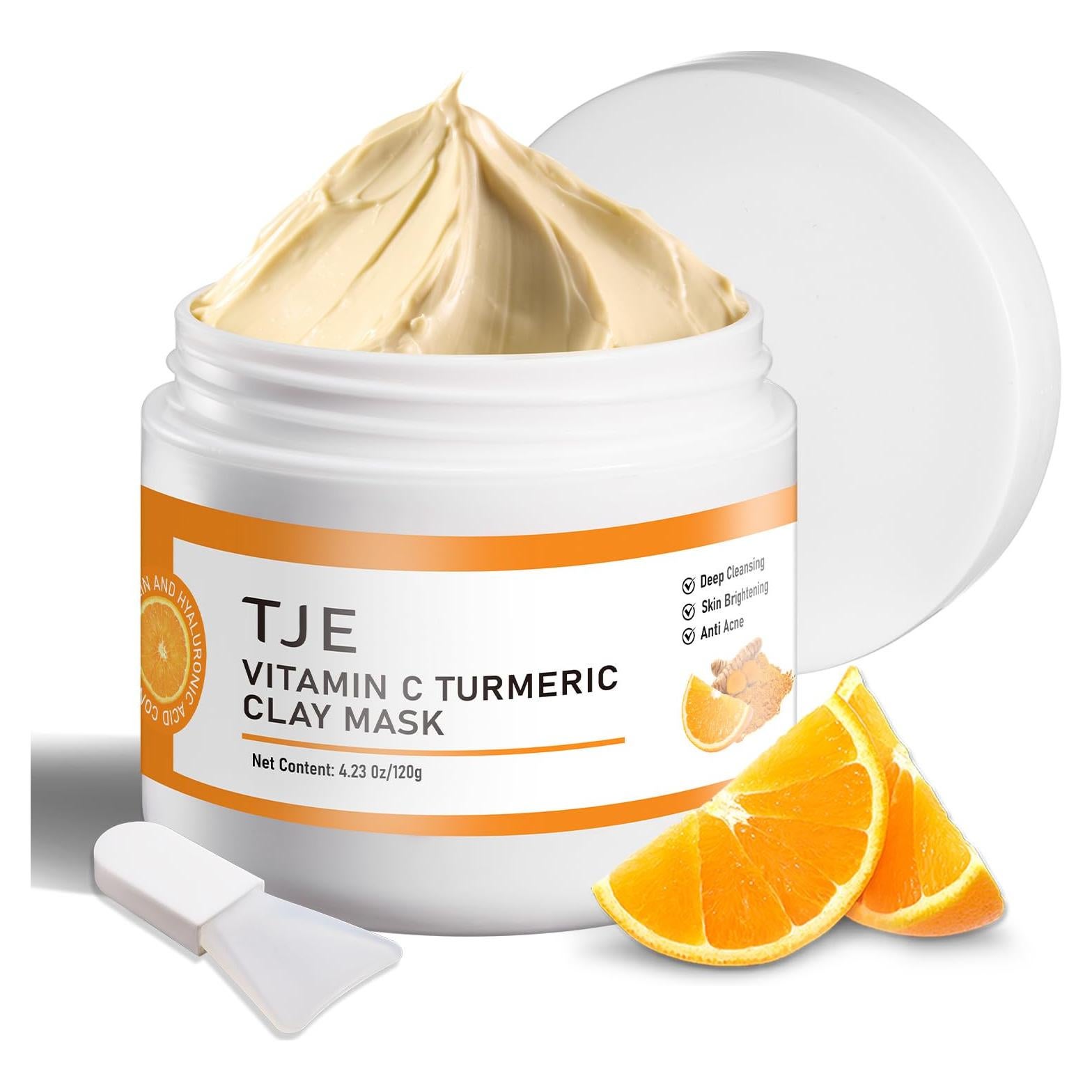 Mascarilla Facial de Cúrcuma y Vitamina C TJE 180g