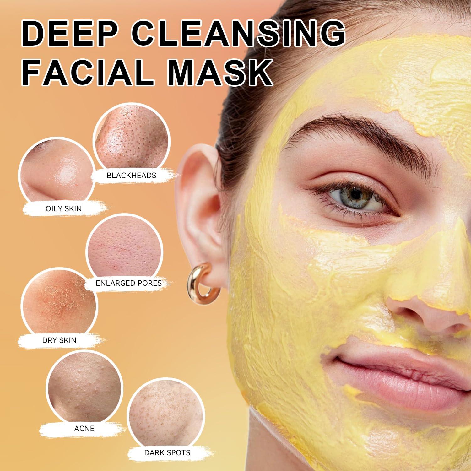 Mascarilla Facial de Cúrcuma y Vitamina C TJE 180g