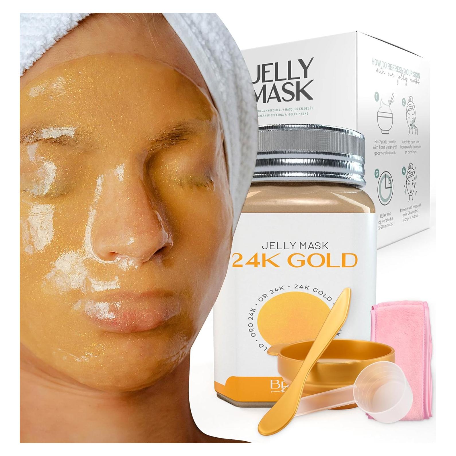 Mascarilla Peel-Off de Gel de Oro 24K BRÚN - 680 ml