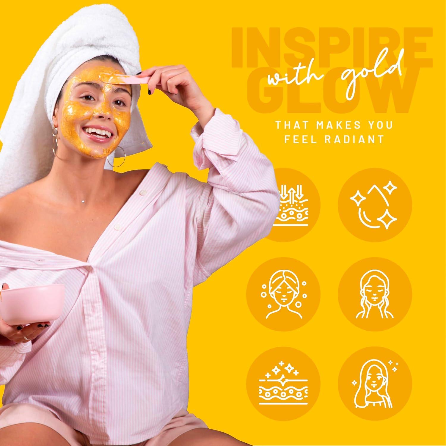 Mascarilla Peel-Off de Gel de Oro 24K BRÚN - 680 ml