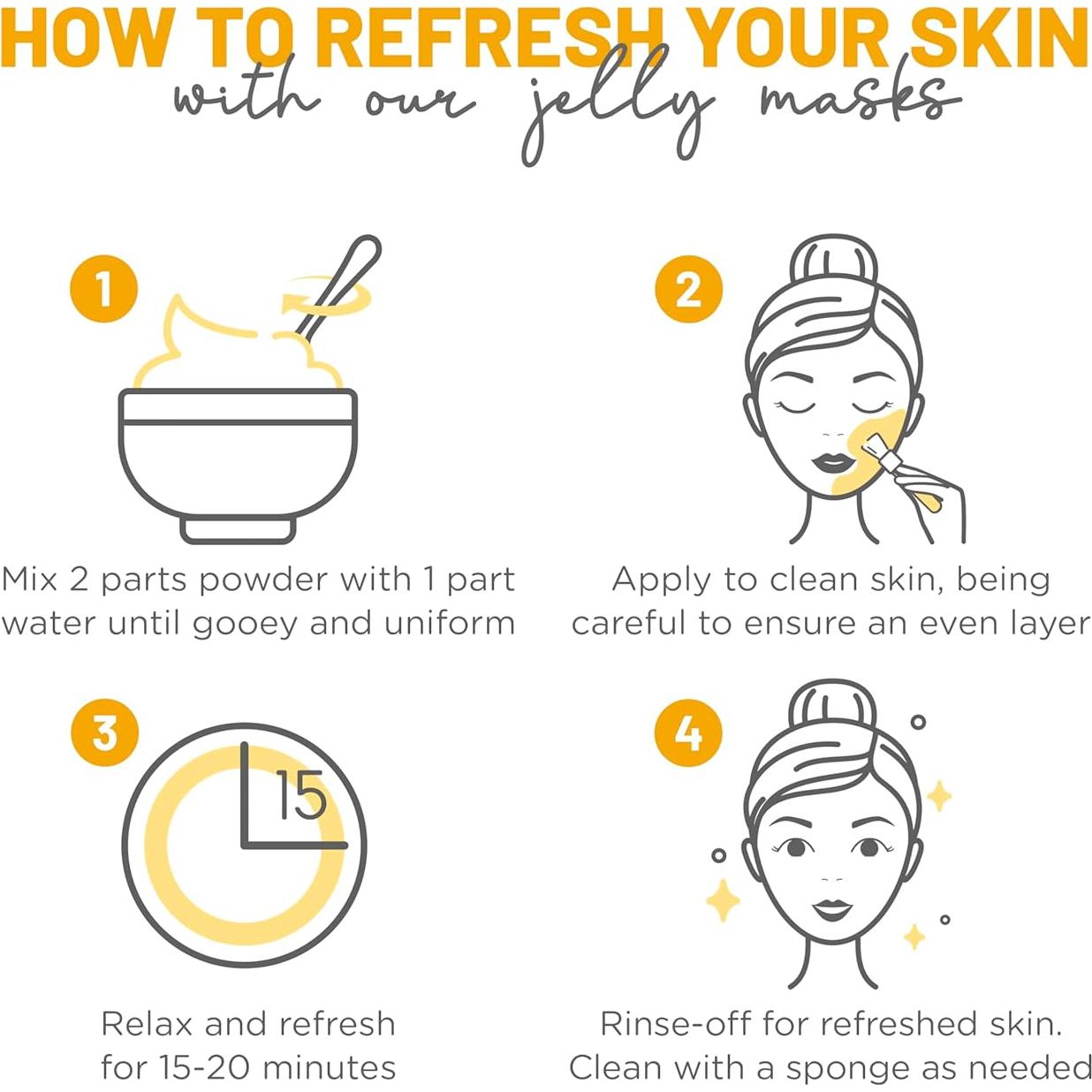 Mascarilla Peel-Off de Gel de Oro 24K BRÚN - 680 ml