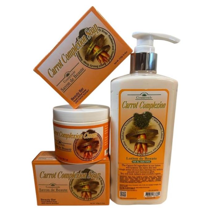 Conjunto de Cuidado de la Piel NLC - 4 Piezas Zanahoria