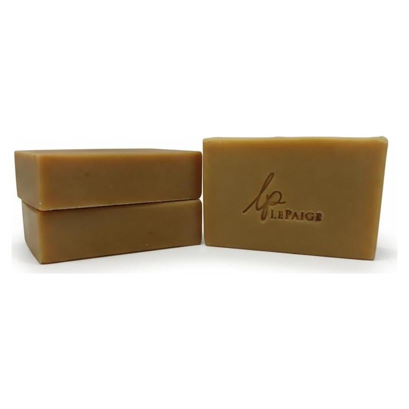 Jabón Artesanal LePaige de Zanahoria, Cúrcuma y Jengibre 3-pack