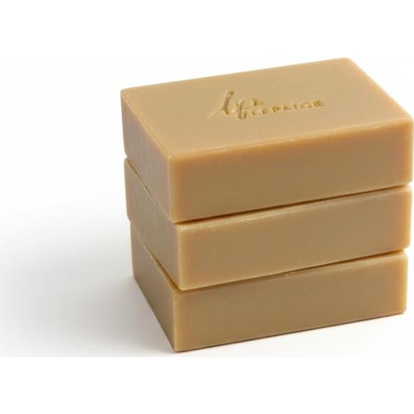 Jabón Artesanal LePaige de Zanahoria, Cúrcuma y Jengibre 3-pack