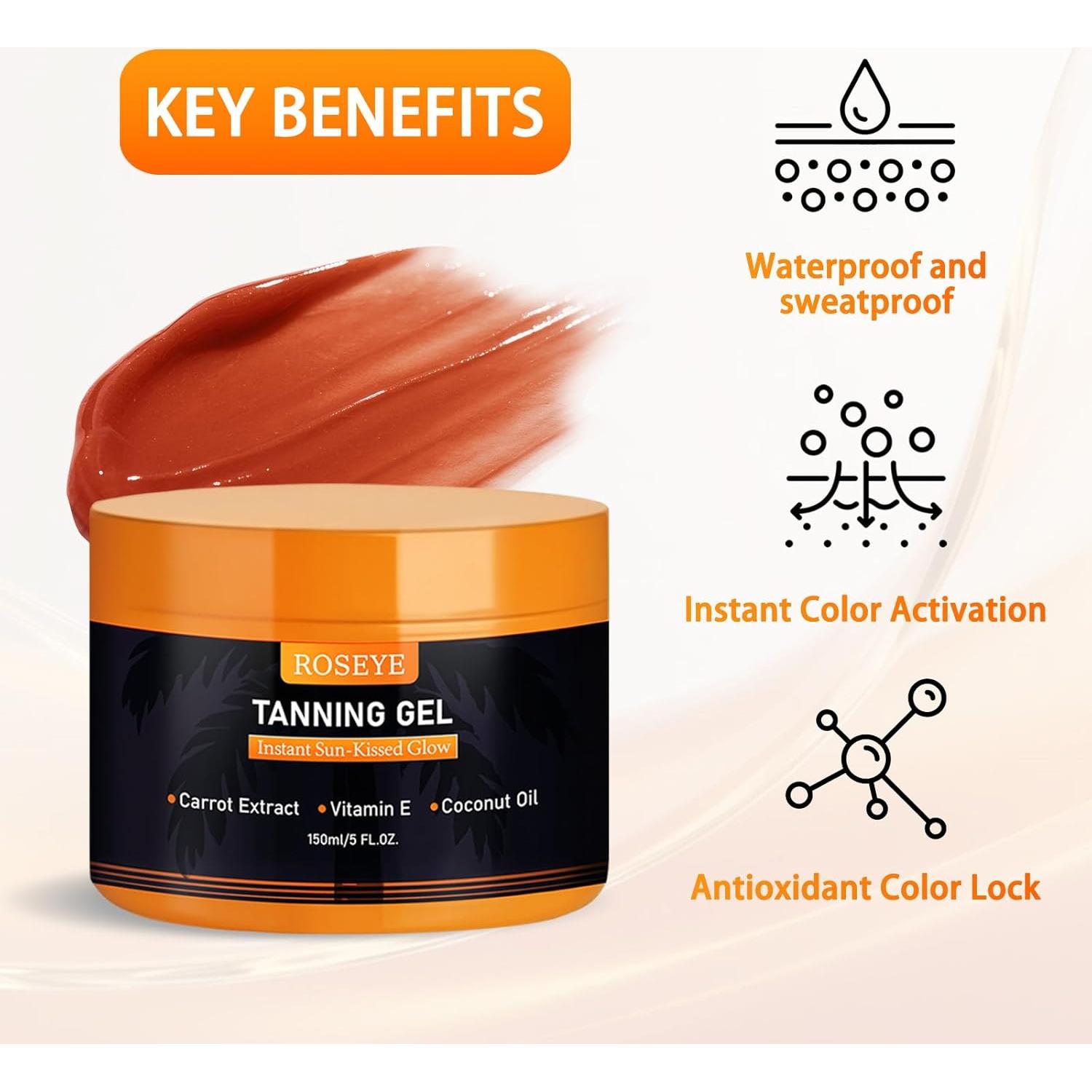 Gel Bronceador Intensivo Bougao 171.5 ML - Brillo Natural