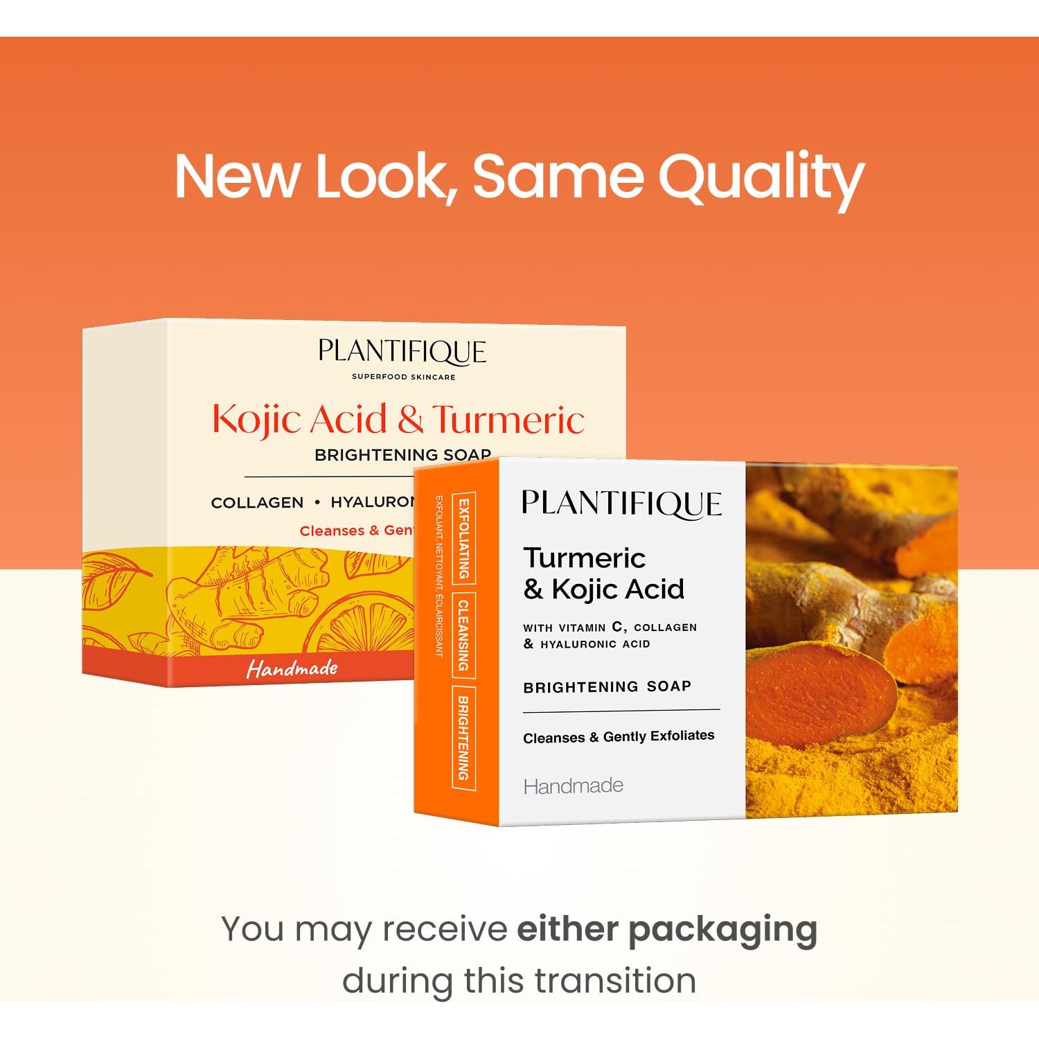 Jabón de Ácido Kojico Plantifique 160g - 2 Barras para Piel Uniforme