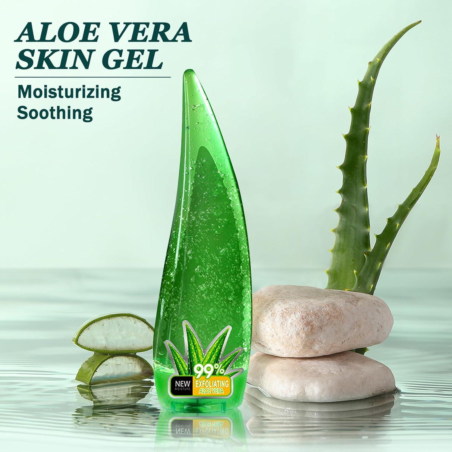 Gel de Aloe Vera Orgánico QSLYUYUAN 308g Hidratante Piel